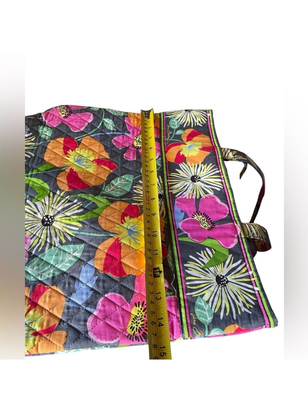 Vera Bradley Floral Tote Bag - Picture 12 of 14